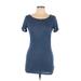 Rebecca Beeson Casual Dress: Blue Dresses - Women's Size X-Large