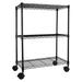 Rebrilliant Marelya Etagere Bookcase Wire/Metal/Steel in Black/Gray | 33 H x 23 W x 13 D in | Wayfair 3A6DE0F01C5C4F8EB6C6EFC27AC79FCC