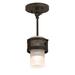 17 Stories A5F83A320C654B058C7DF5BA1857A1EC Transitional One Light Pendant from Maglia Semplice Collection in Oil Rubbed Bronze Finish | Wayfair