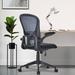 Inbox Zero Kuwan Ergonomic Mesh Task Chair Upholstered/Mesh in Black | 42.17 H x 26.42 W x 26.42 D in | Wayfair 90187D1D82F54A4E808F5D2D594EB3DA