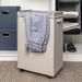 Ebern Designs Collapsible Laundry Hamper in Gray/White | 22 H x 15 W x 10 D in | Wayfair 029E07EAECD14F83AC2E062ADFE2C0A9