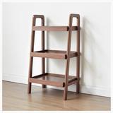 Loon Peak® Forh 31.5" H x 17.72" W Solid Wood Standard Bookcase Wood in Brown | 31.5 H x 17.72 W x 12.6 D in | Wayfair