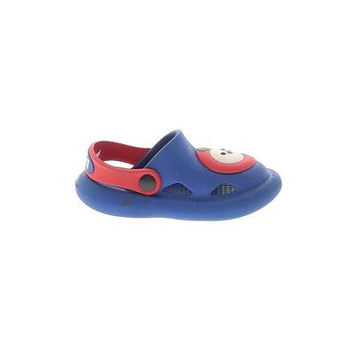 Baby Clogs: Blue Print Shoes - Kids Boy's Size 2