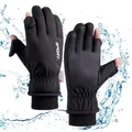 Gants à écran tactile coupe-vent coordonnants design à rabat gants de ski pour l'équitation