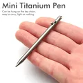 Mini stylo à 2 2 de odorcompact en titane pur stylo porte-clés portable stylo à bille en métal de