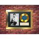 "Elvis Presley Ltd Edition \"Heartbreak Hotel' Gold Vinyl Cd Record/Autograph /Photograph Mounted In Gold Frame - Unique Collectable/Gift"