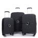 Expandable Hardshell Suitcase Double Spinner Wheels PP Luggage Sets Lightweight Suitcase with TSA Lock,3-Piece Set (20/24/28)