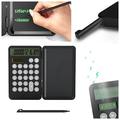 Scientific Calculators Calculators 12-Digit Calculator With Writing Tablet Foldable Financial Calculator LCD Dual Display Pocket Calculator For Office