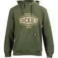 Dickies Men's Rockfield Hoodie L in Green, Size Large Cotton/Polyester