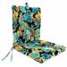 Jordan Manufacturing 21 x 44 Rectangular Outdoor Chair Cushion - 44 L x 21 W x 3.5 H Beachcrest Caviar