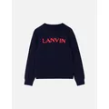 Boy's Lanvin Boys Logo Knitwear Navy - Size: 6 years