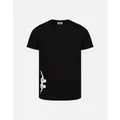 Kappa Men's Authentic Fabis Slim Fit Crew Neck T-Shirt | Black/Unico - Size: 42