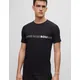 Men's Hugo Boss Men's Organic-Cotton Slim-Fit T-Shirt with Repeat Logo - Size: 44/Regular