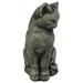Siamese Concrete Statue Kitty Cement Figure for Indoor and Outdoor Garden Decor