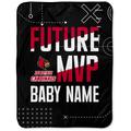 Chad & Jake Louisville Cardinals 30" x 40" Personalized Baby Blanket