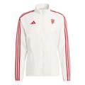 Men's adidas White Manchester United 2023/24 Anthem Full-Zip Jacket