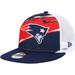 Youth New Era Navy England Patriots Tear 9FIFTY Snapback Hat