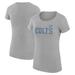Women's G-III 4Her by Carl Banks Heather Gray Indianapolis Colts Dot Print Lightweight Fitted T-Shirt