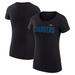 Women's G-III 4Her by Carl Banks Black Los Angeles Chargers Dot Print Lightweight Fitted T-Shirt
