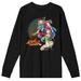 Unisex Black Street Fighter Chun Li & Cammy Long Sleeve T-Shirt