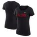 Women's G-III 4Her by Carl Banks Black Atlanta Falcons Dot Print Lightweight Fitted T-Shirt