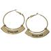 Texas A&M Aggies Weller Gold Hoop Earrings