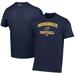 Men's Under Armour Navy Merrimack College Warriors Football Performance T-Shirt