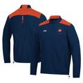 Men's Under Armour Navy Auburn Tigers 2023 Motivate Half-Zip Top