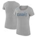 Women's G-III 4Her by Carl Banks Heather Gray Seattle Seahawks Dot Print Lightweight Fitted T-Shirt