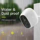 AAOMASSR WiFi Rechargeable Battery Powered Wireless Camera AAOMASSR 1080P Home Security Camera Outdoor PIR Alarms Night Vision 2-Way Audio Waterproof Low Power Consumption