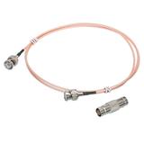 RG316 Coaxial Cables BNC Male to BNC Male with Adapter Low Loss RF Coaxial Cable 6FT Orange 1Pcs