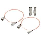 RG316 Coaxial Cables BNC Male to UHF Male with Adapter Low Loss RF Coaxial Cable 3FT Orange 2Pcs