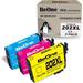 202XL Ink Cartridges Remanufactured Replacement for Epson 202 XL T202 T202XL 3-Pack to Use with Workforce WF-2860