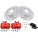 2007-2009 Saturn Aura Rear Brake Pad Rotor and Caliper Set - TRQ