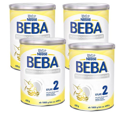 Nestle Beba Frühgeborenen Nahrung Pulver x4 4x400 g