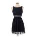 Hint of Mint Cocktail Dress: Black Dresses - Women's Size X-Small