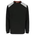 HEROCK Artemis Men's Workwear Sweater - Stylish, Comfortable, Durable Sweatshirt - Long Sleeves, Rib Knitted Collar and Cuffs, Extra Long Back, Reinforced Patches - For Workmen, Builders and Handymen