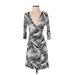 White Mark Casual Dress: Silver Dresses - Women's Size Small