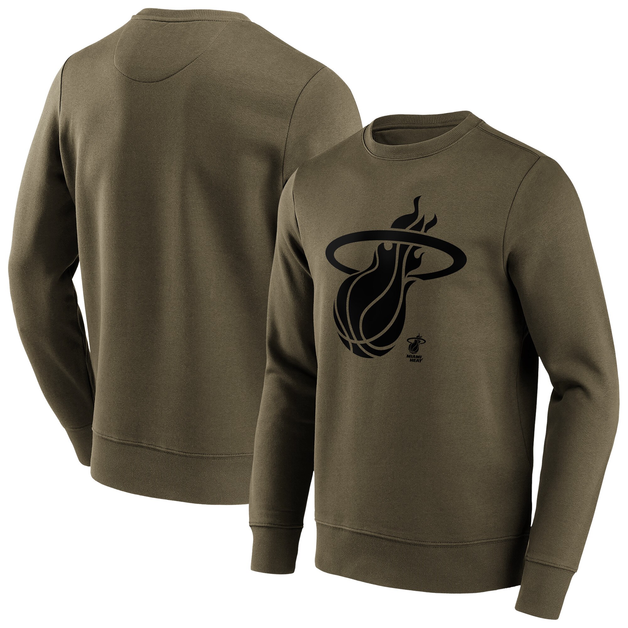 Miami Heat Fanatics Branded Fashion Preferred Logo Rundhals-Sweatshirt - Herren Image