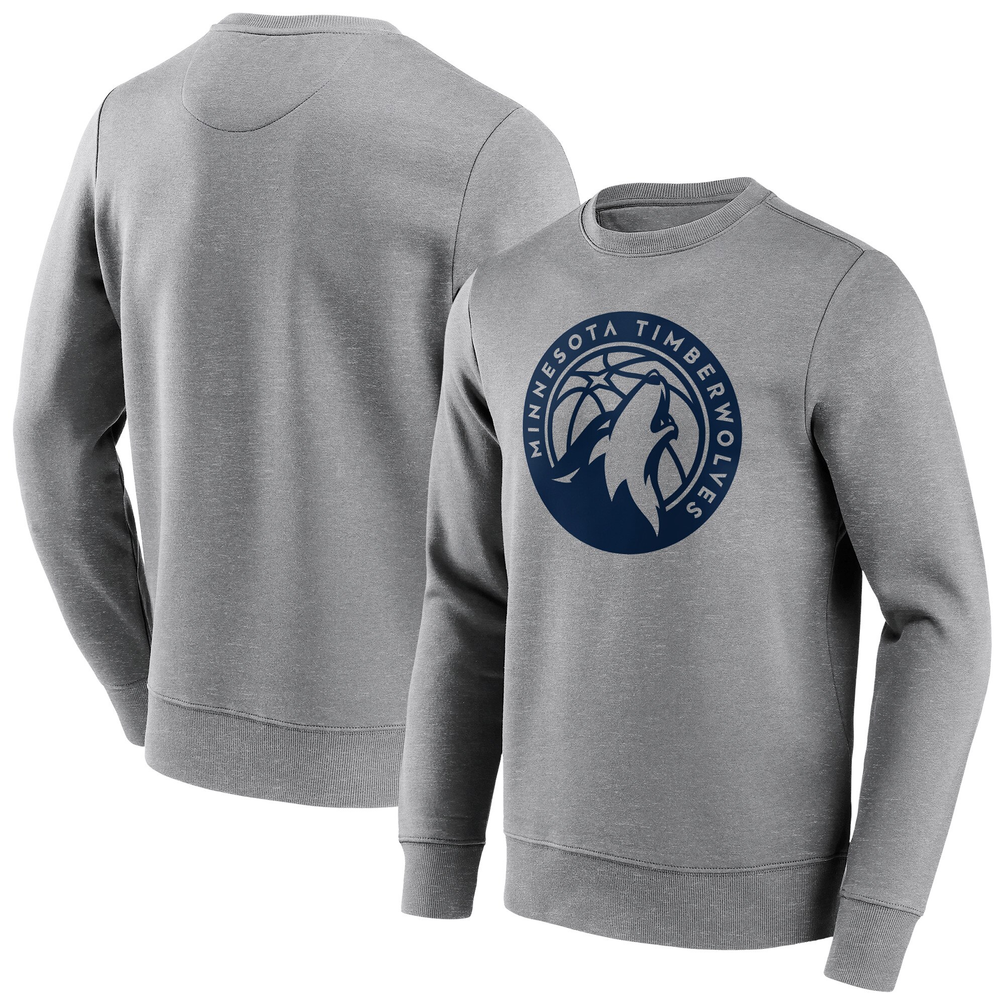 Minnesota Timberwolves Fanatics Logo Rundhals-Sweatshirt mit Logo - Herren Image