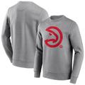 "Sweat-shirt ras du cou à logo mono de marque Fanatics d'Atlanta Hawks - Homme"