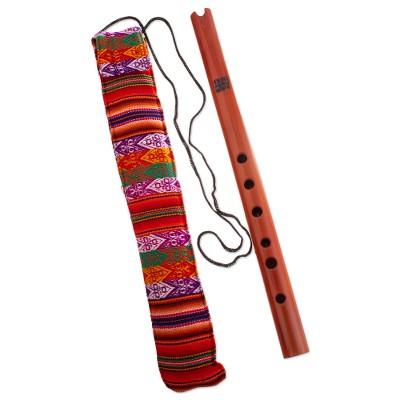 Wood quena flute, 'Andean Song' - Hand Crafted Woo...