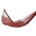 'Burgundy Riviera' (double) - Double Mayan Rope Style Cotton Hammock Mexico