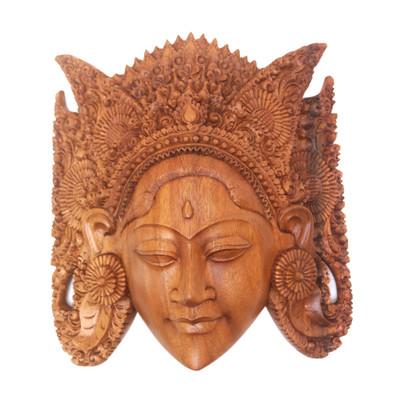 Wood mask 'Beautiful Sita'