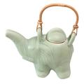 Elephant Green Tea,'Indonesian Ceramic Teapot'