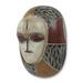 Ivoirian wood mask, 'Guro Shield'