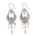 'Fortune' - Handcrafted Sterling Silver Chandelier Earrings