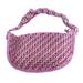 'Eco Friendly Recycled Pop-top Pink Crochet Shoulder Bag'