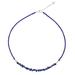 Nature's Finest Hour,'Lapis Lazuli and Karen Silver Beaded Necklace'