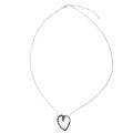 Love of My Soul,'Sterling Silver Hammered Heart Pendant Necklace from Mexico'